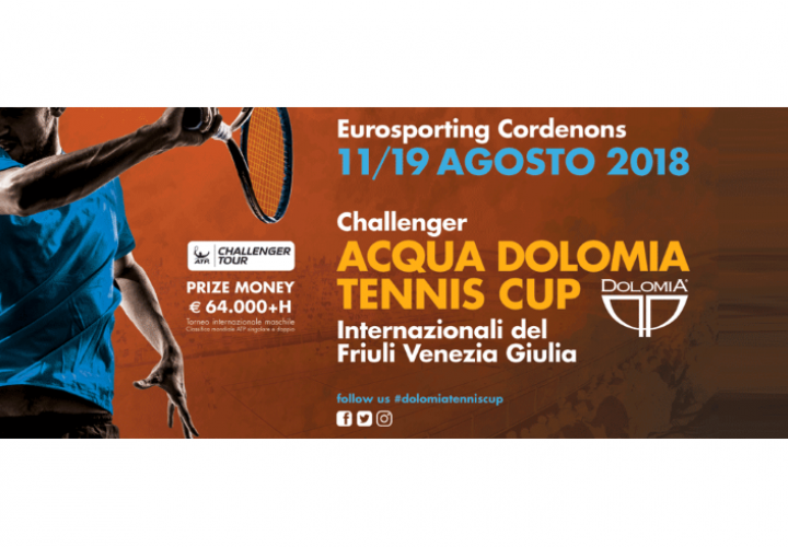 XV° edizione del torneo internazionale Challenger “Acqua Dolomia Tennis Cup” Internazionali del